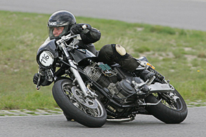 Michael auf 5-Gang Sportster